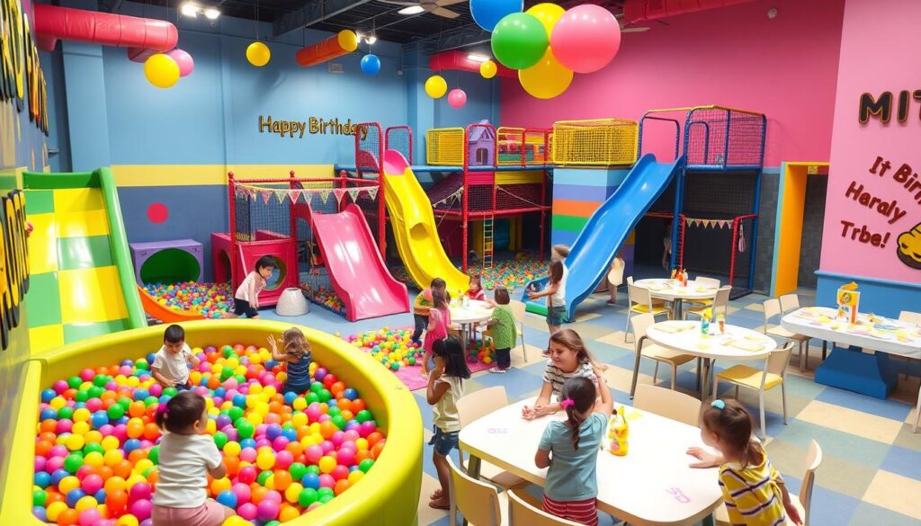 Children's indoor playground birthday party venue