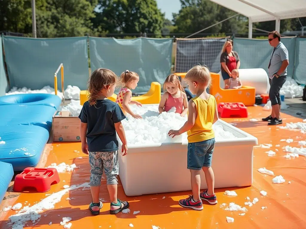 Safe-foam-party-setup-with-adult-supervision-and-proper-equipment Safe foam party setup with adult supervision and proper equipment