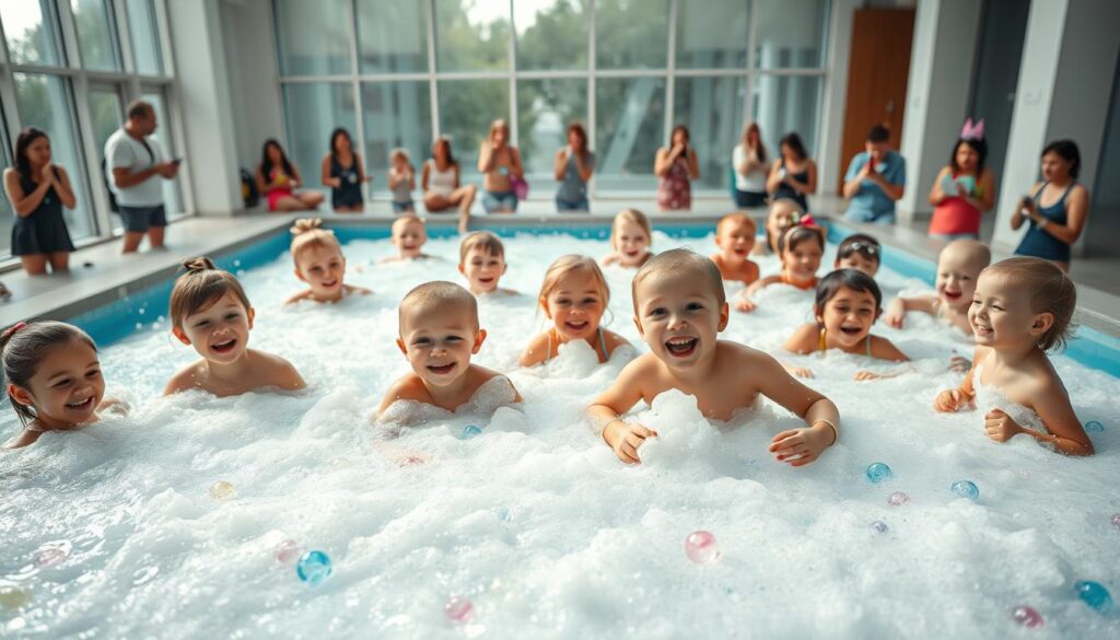 kids birthday foam parties