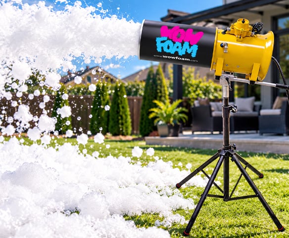 Machine à mousse à louer pour une fête en mousse, idéale pour événements privés ou corporatifs