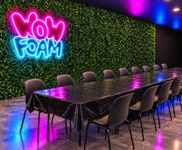 Nappe complète Wow Foam pour toutes les tables, disponible en plusieurs couleurs