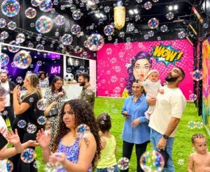 Indoor Bubble Party